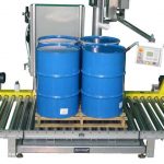4 Drums on Pallet Semi-Automatic Pivot Style Filler