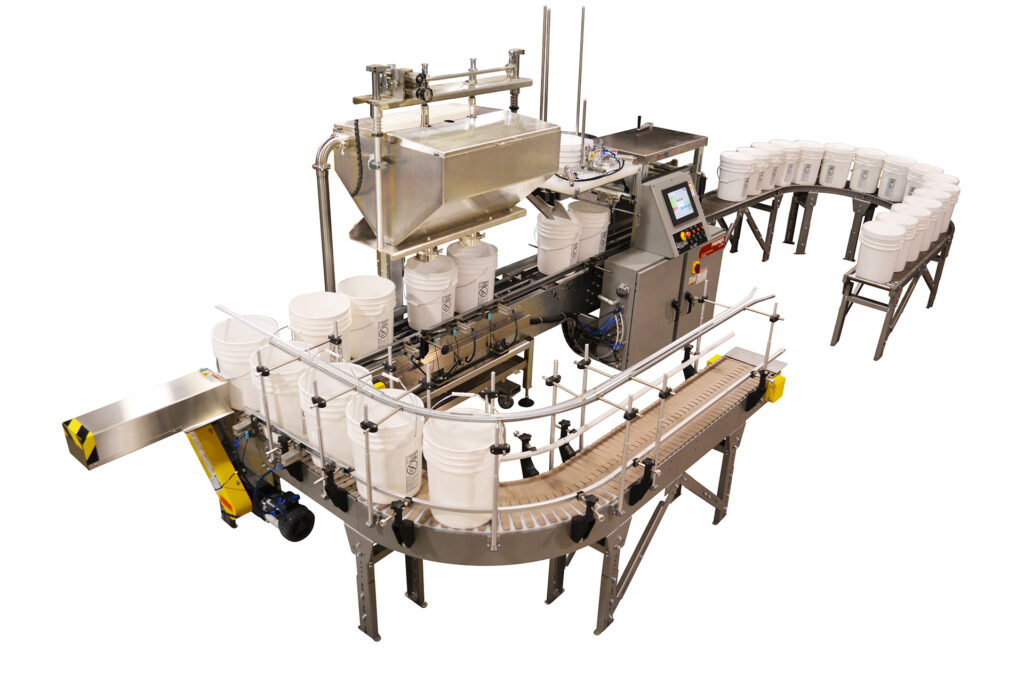 AE2-CEM Net weight liquid filling machine