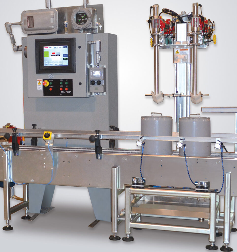 2 Head Bottom Fill Filling Machine