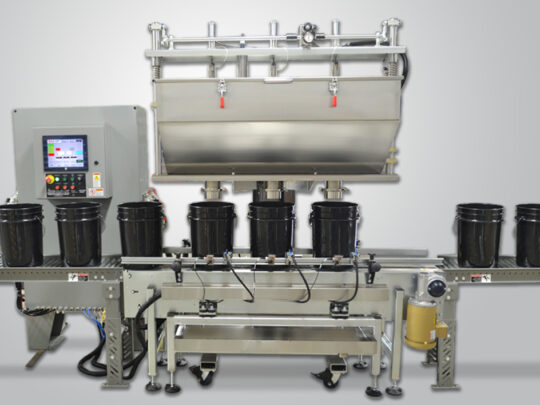 3-Head Automatic Net Weight Filler with DFS Cart