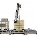 Front 2 Totes on Conveyor white background