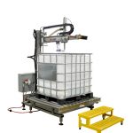 Inside Filling Net Weight Semi-Automatic featuring Stainless Steel Construction and a Proportioning Nozzle