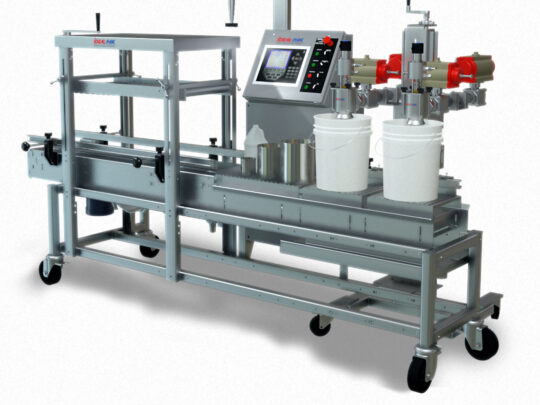 ME2-CEM Top Filling Semi-Automatic Net Weight Filler with Roller Closer