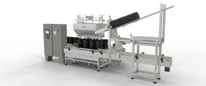 4-Head Lateral Transfer Filler with DFS and Auto Lid placer