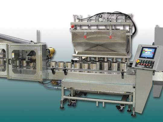 6 Head Automatic Liquid Filler with Linear Transfer and High Speed Lid Placer and Closer