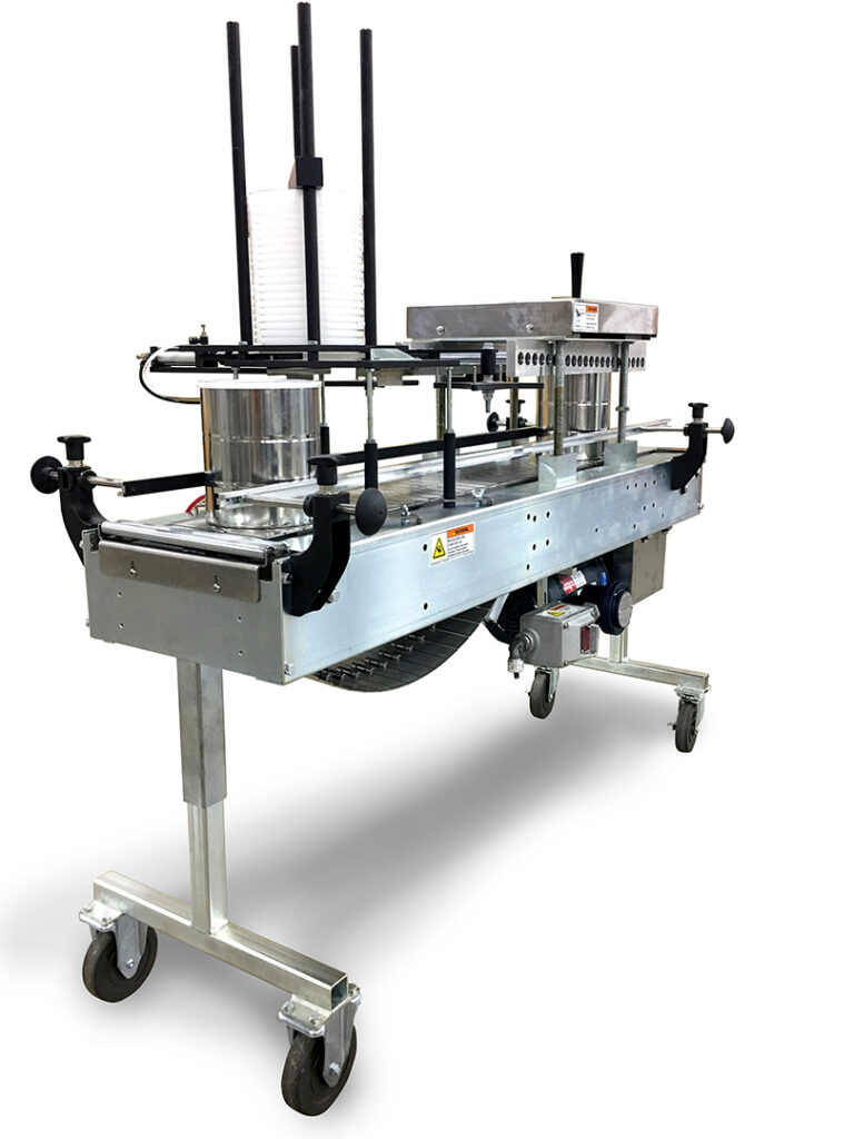 Roller closer for pints to gallons