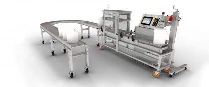 Single Head Semi-Automatic Electronic Net Weight Filler with Roller Closer for 5 Gallon Pails