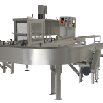 2 Head Semi-Automatic Electronic Net Weight Liquid Filler with Roller Closer for 5 Gallon pails