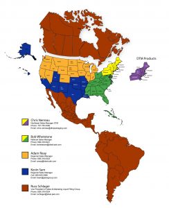 Sales Territories Map