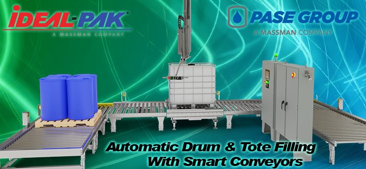 Automatic Drum & Tote Filling With Smart Conveyers