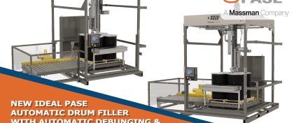 Auto Gantry Style Drum Filler with Debung and Bunging