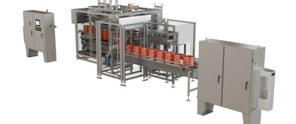 AE4-LEM with Automatic Lid Orienter, Placer, and Sealer