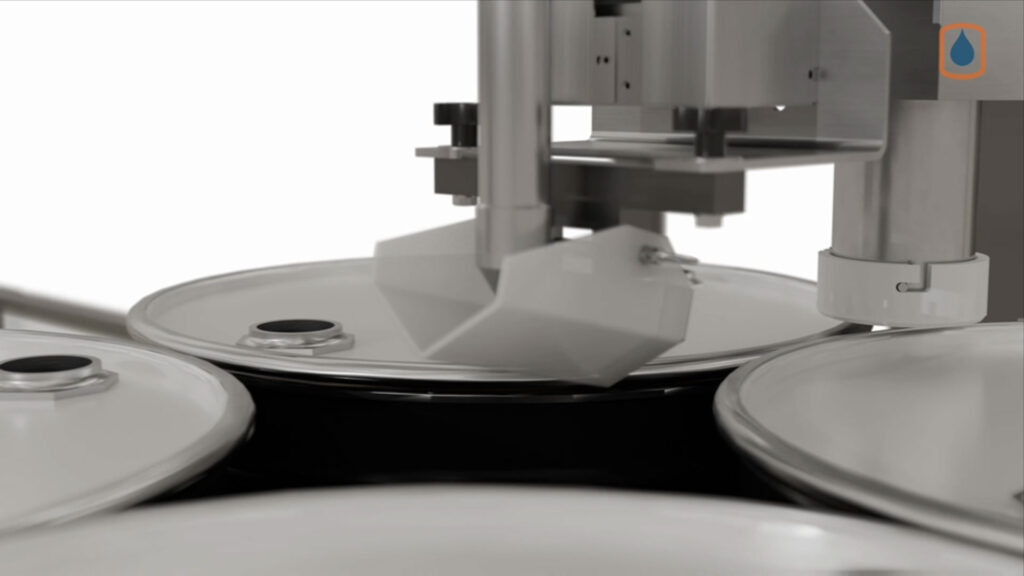 Ideal Pase Gantry-Style Auto Drum and Tote Liquid Filler Nozzle