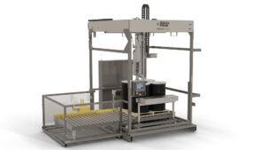 Ready to Ship Gantry-Style Auto Drum and Tote Liquid Filler Left Side
