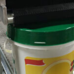 Close Up Powered Roller Deck sealing Heavy Duty Pail