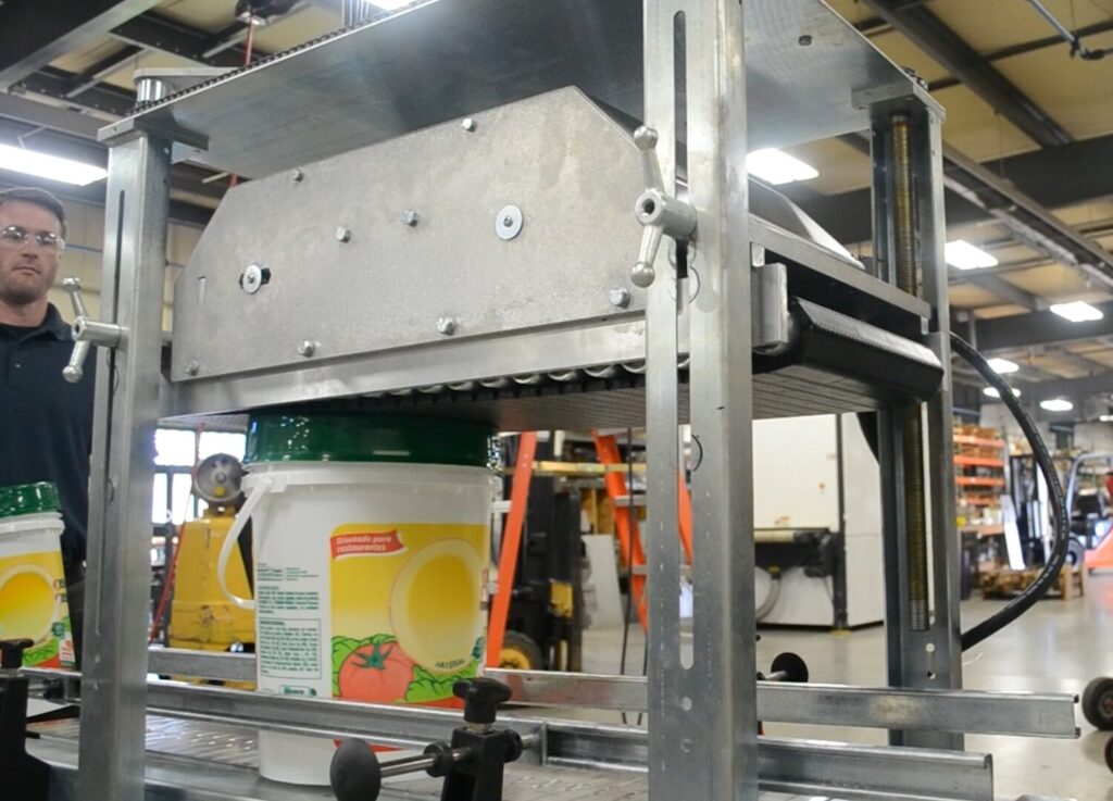 CA-CEP with Powered Roller Deck Sealing Heavy Duty Lid