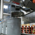 Reciprocating Lid Placer Placing Metal Lid