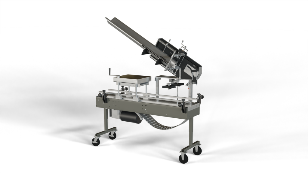 Automatic Lid Placer for Pint to Gallon Containers