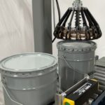 CP-5 and Gray Metal Pails