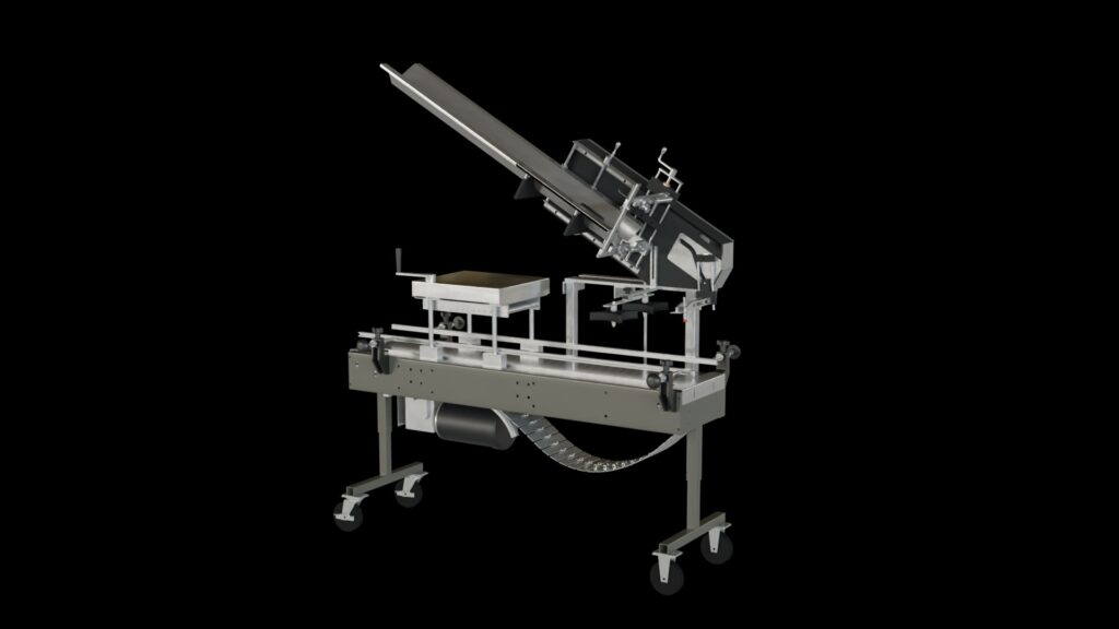 Automatic Lid Placer for Pint to Gallon Containers
